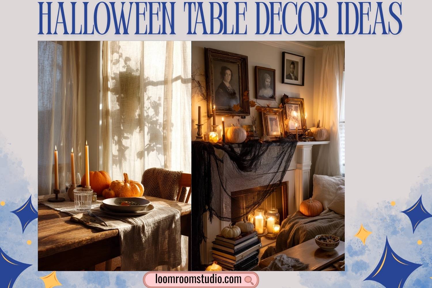 Halloween table decor ideas