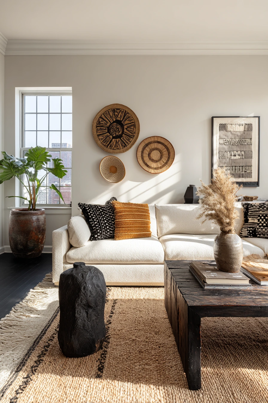 afrohemian decor living room 12