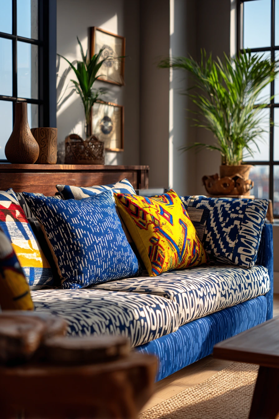 afrohemian decor living room 21