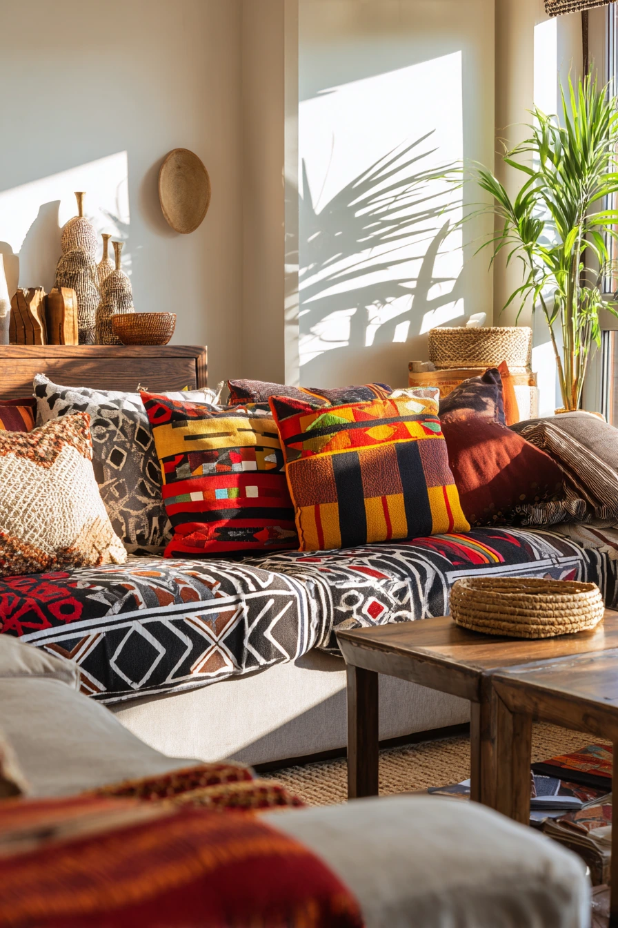 afrohemian decor living room 24