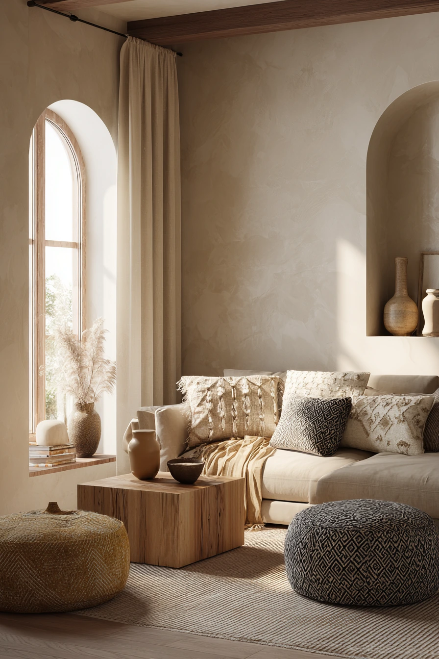 afrohemian decor living room 26