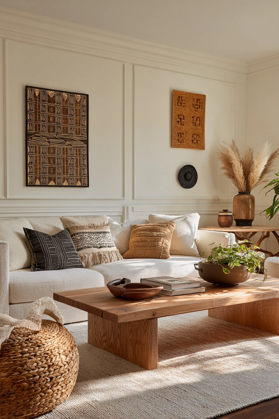 afrohemian decor living room 37