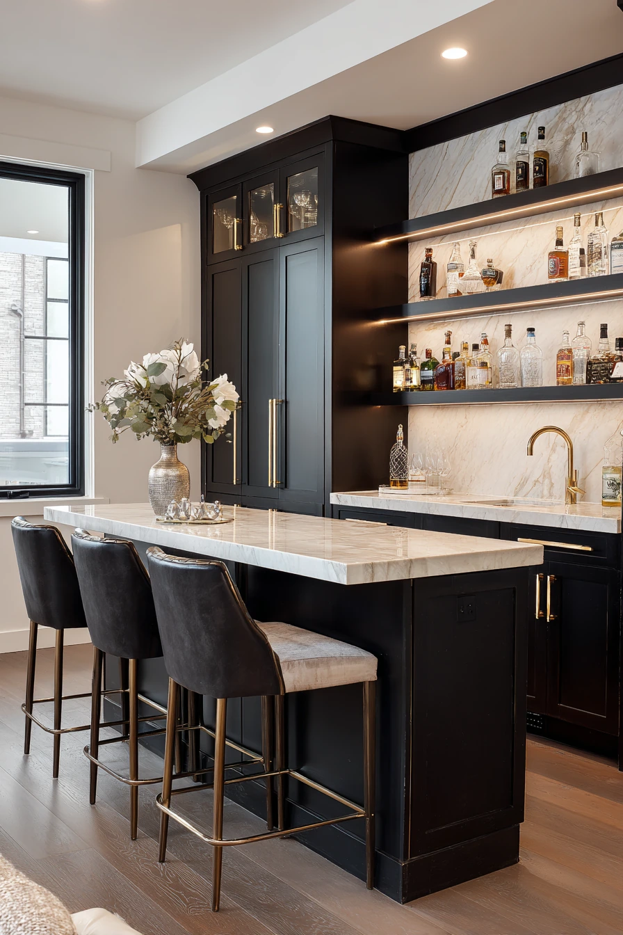 basement bar ideas 35