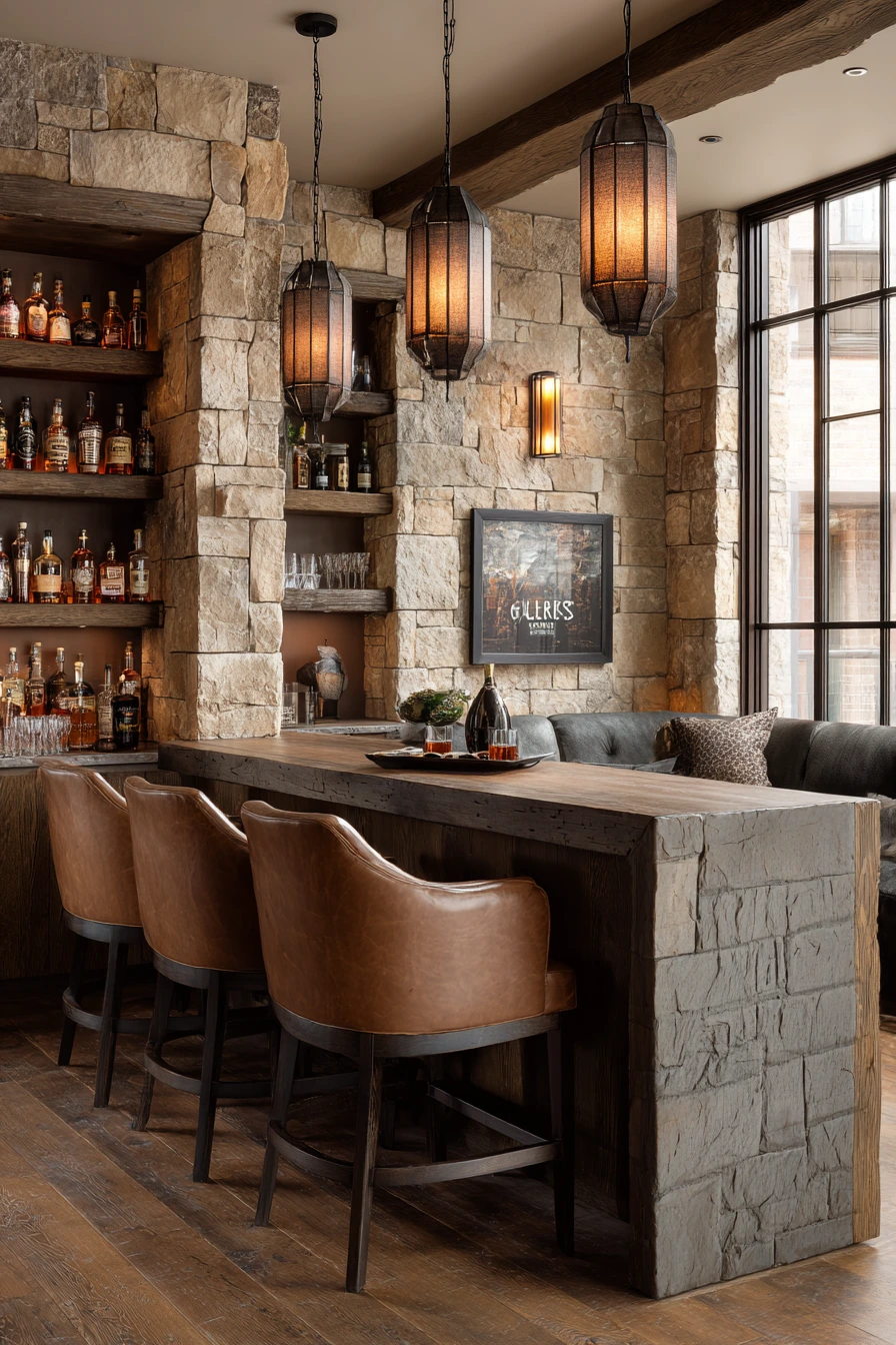 basement bar ideas 38