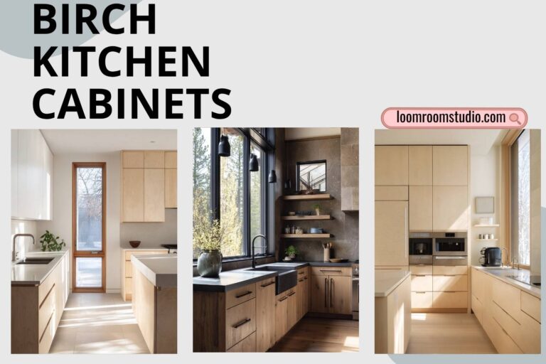 birch kitchen cabinets
