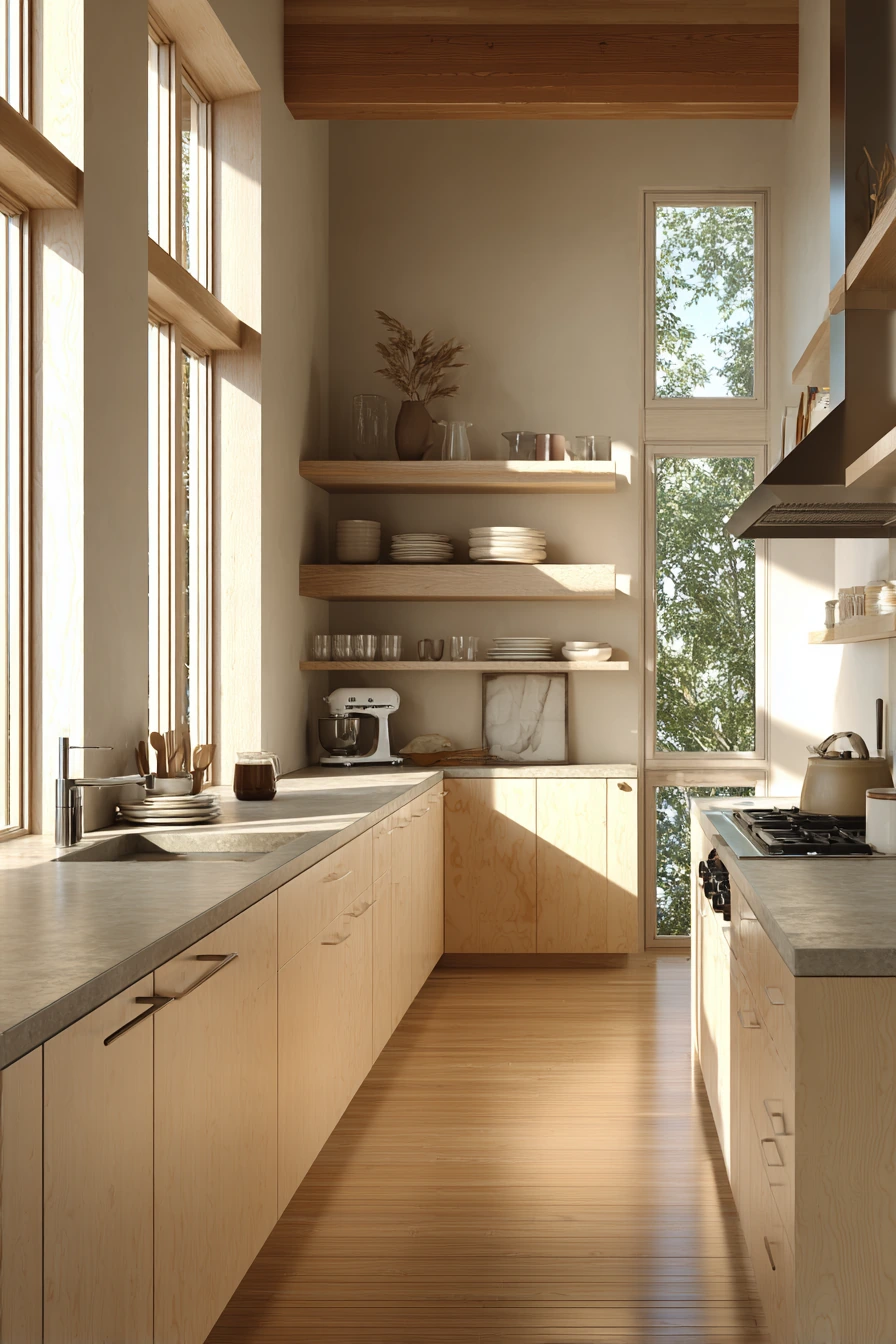 birch kitchen cabinets 23