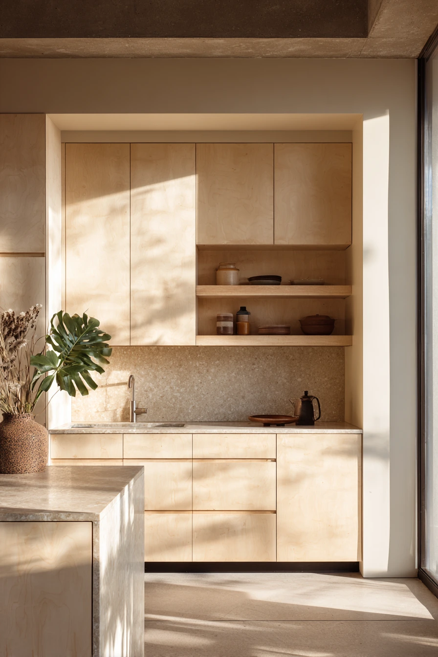 birch kitchen cabinets 24