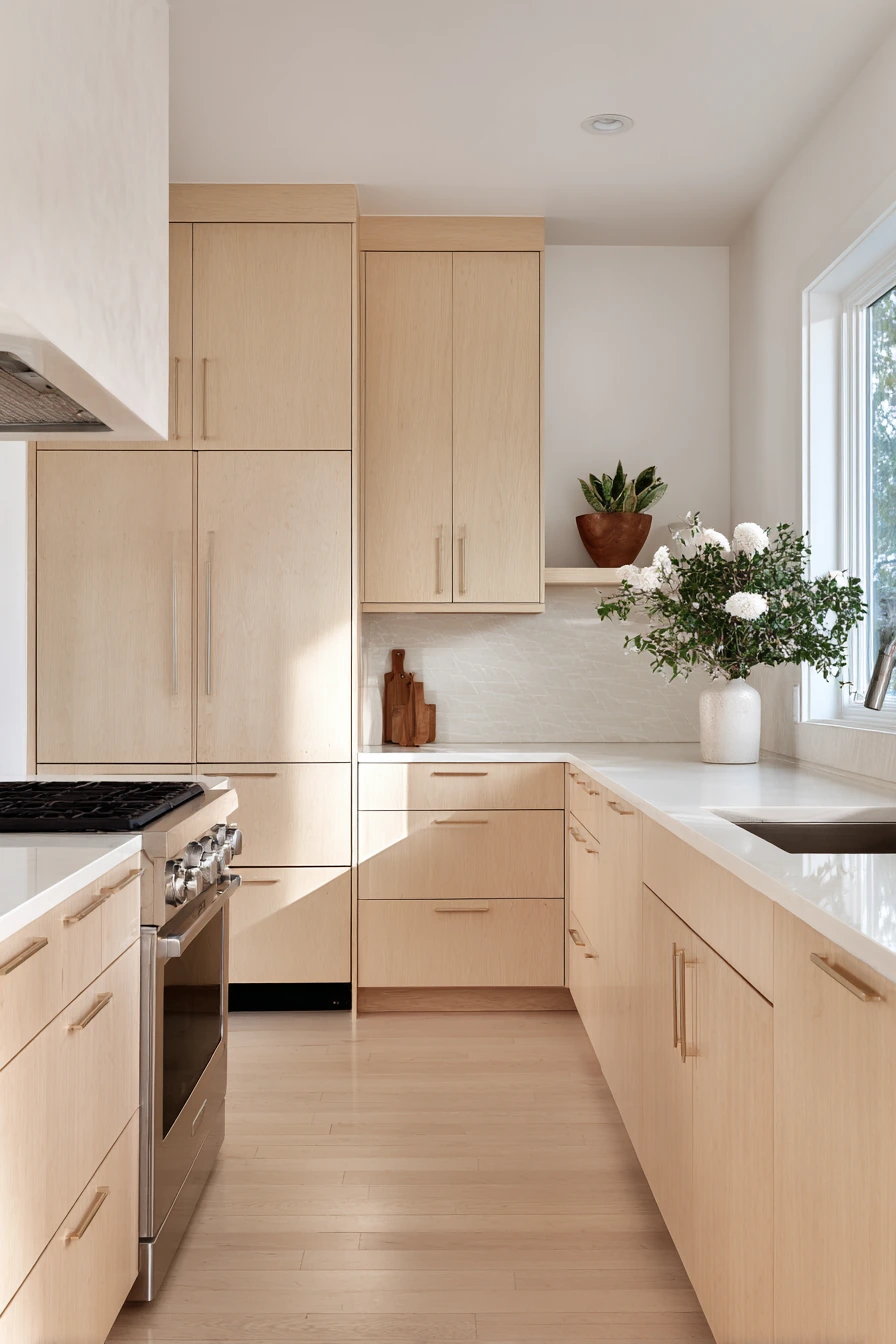 birch kitchen cabinets 30