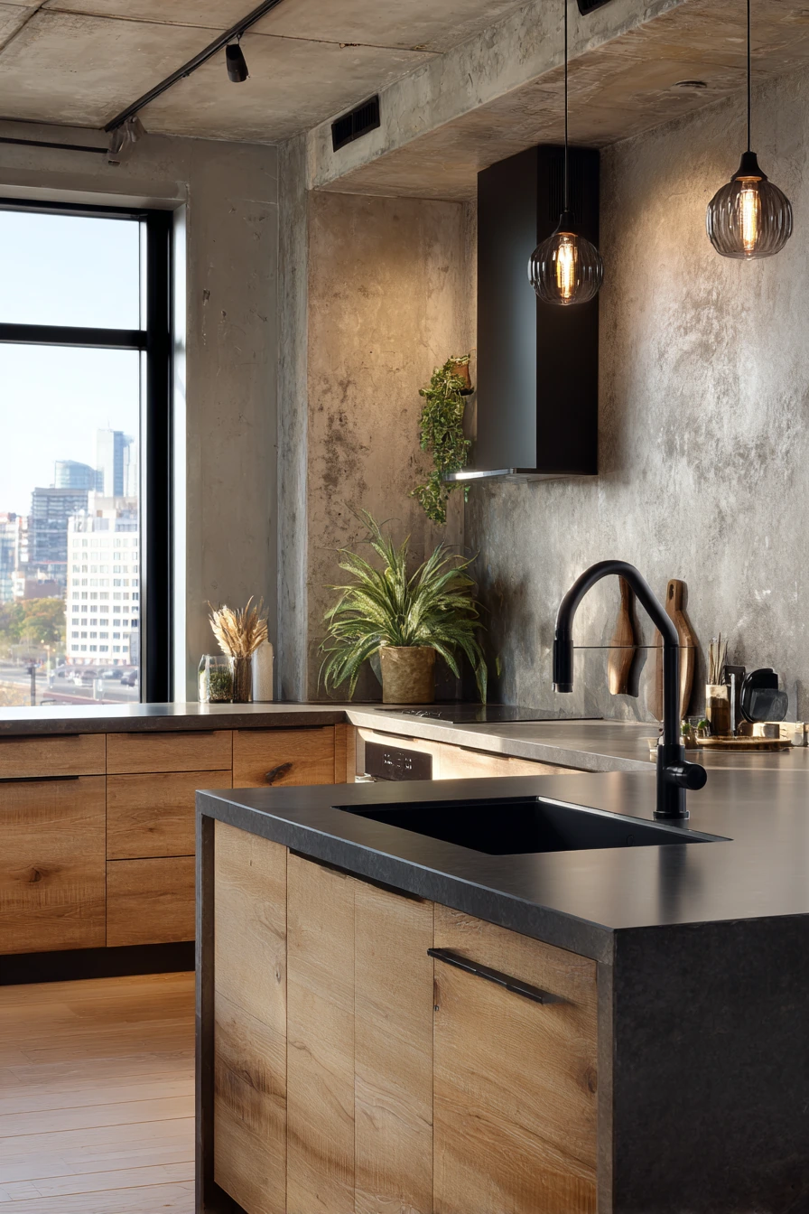 birch kitchen cabinets 34