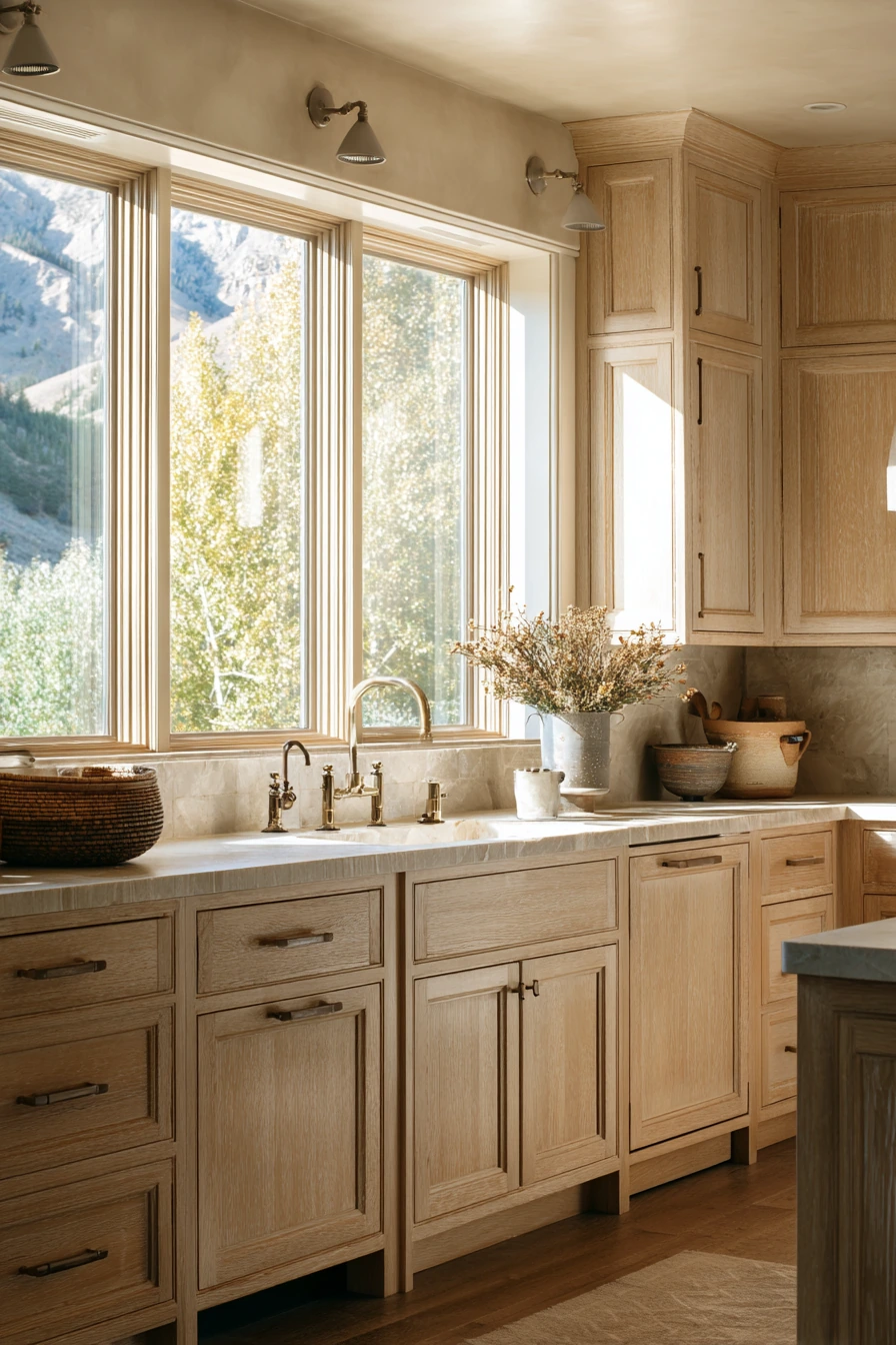 birch kitchen cabinets 39