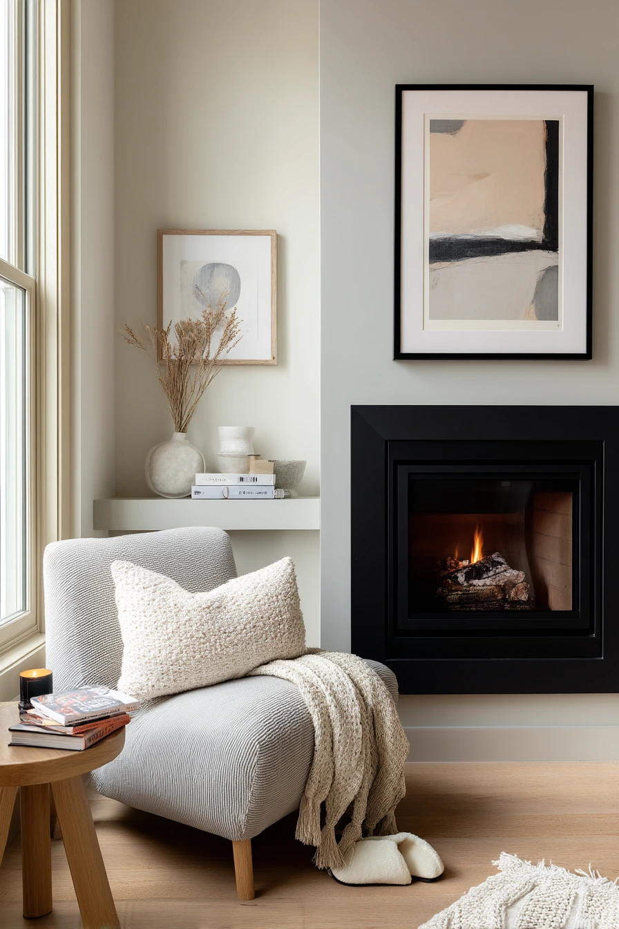 black fireplace ideas 11