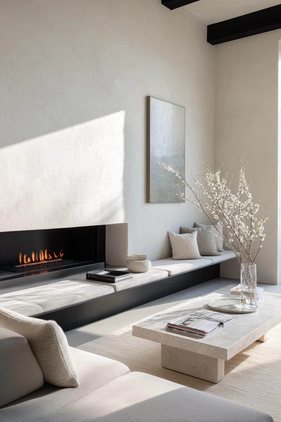 black fireplace ideas 24