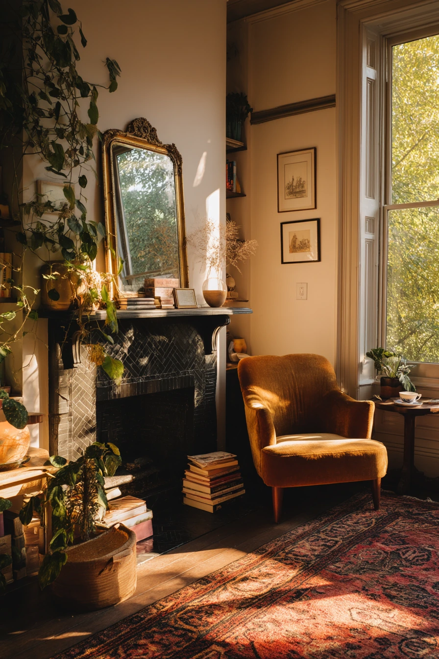 black fireplace ideas 28