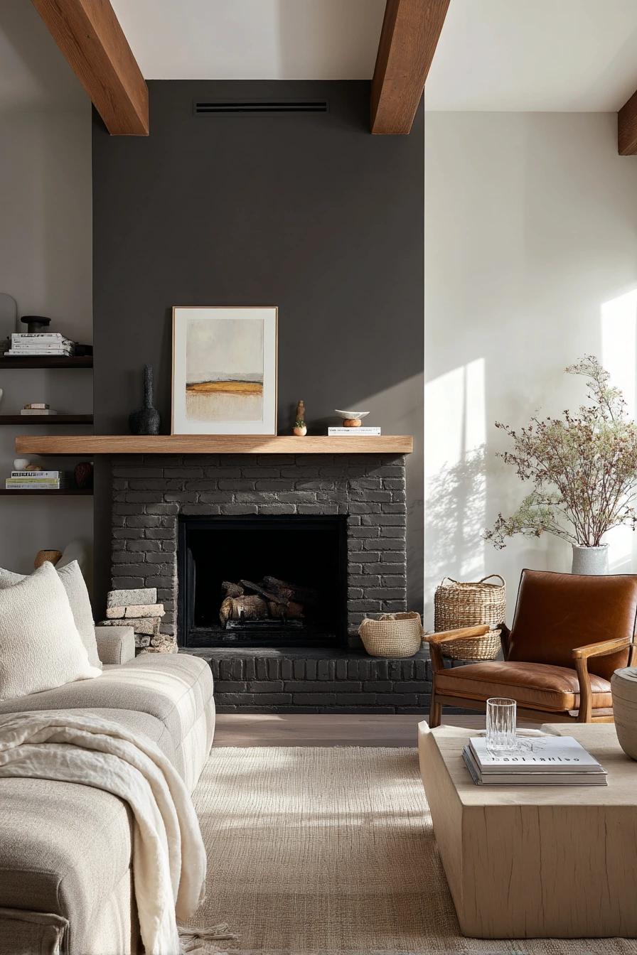 black fireplace ideas 3