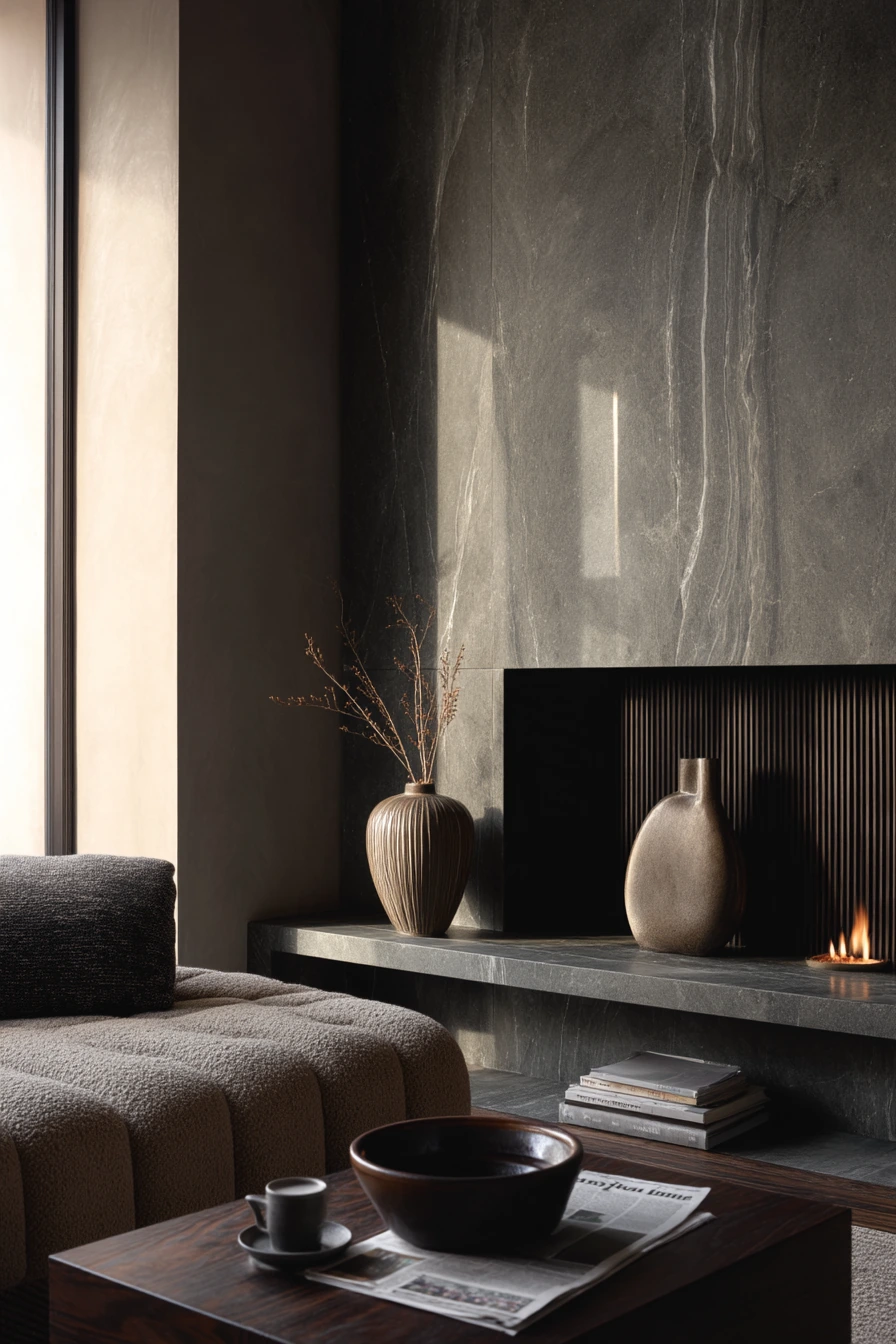 black fireplace ideas 8