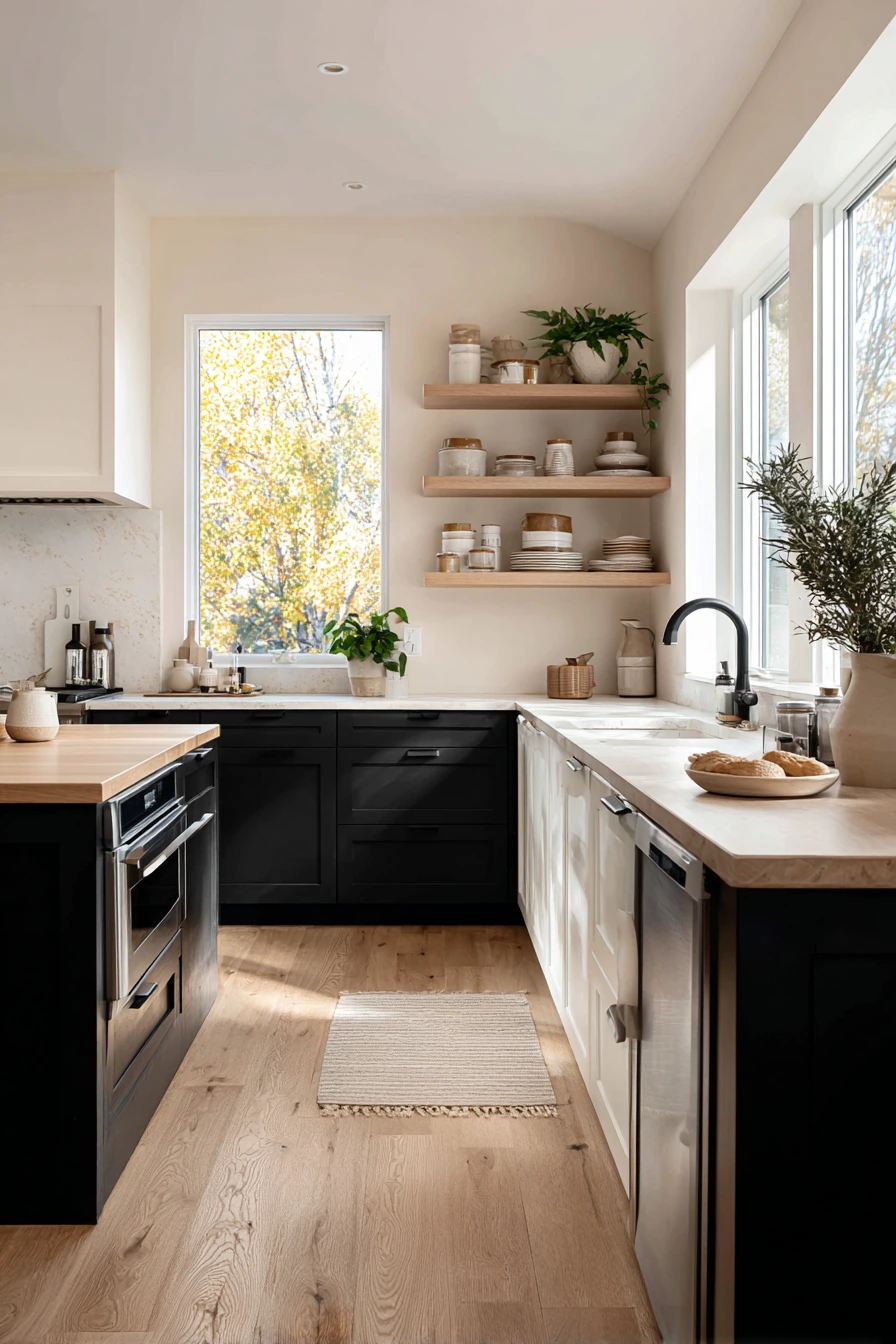 black kitchen cabinets 11