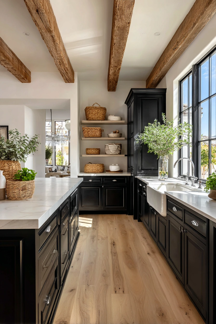 black kitchen cabinets 13