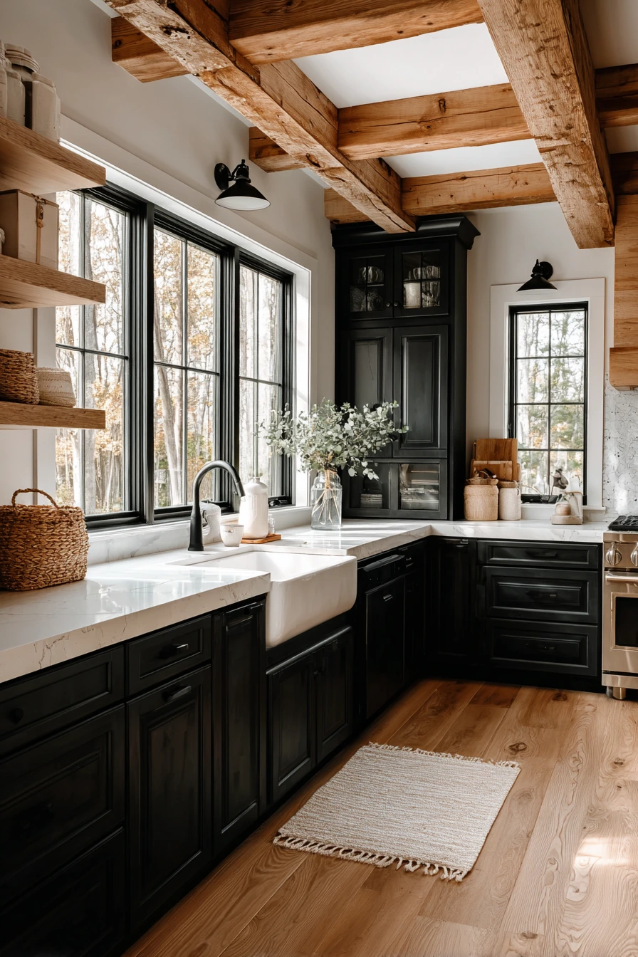 black kitchen cabinets 15