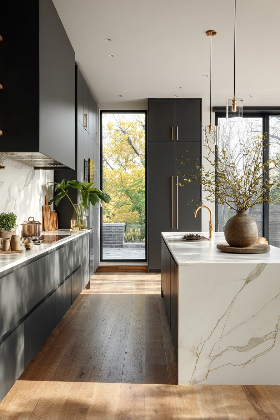 black kitchen cabinets 2
