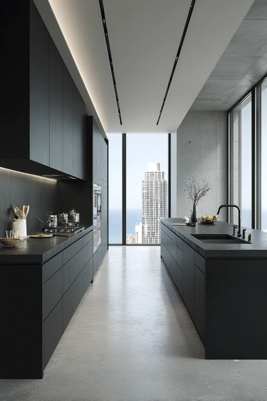black kitchen cabinets 20