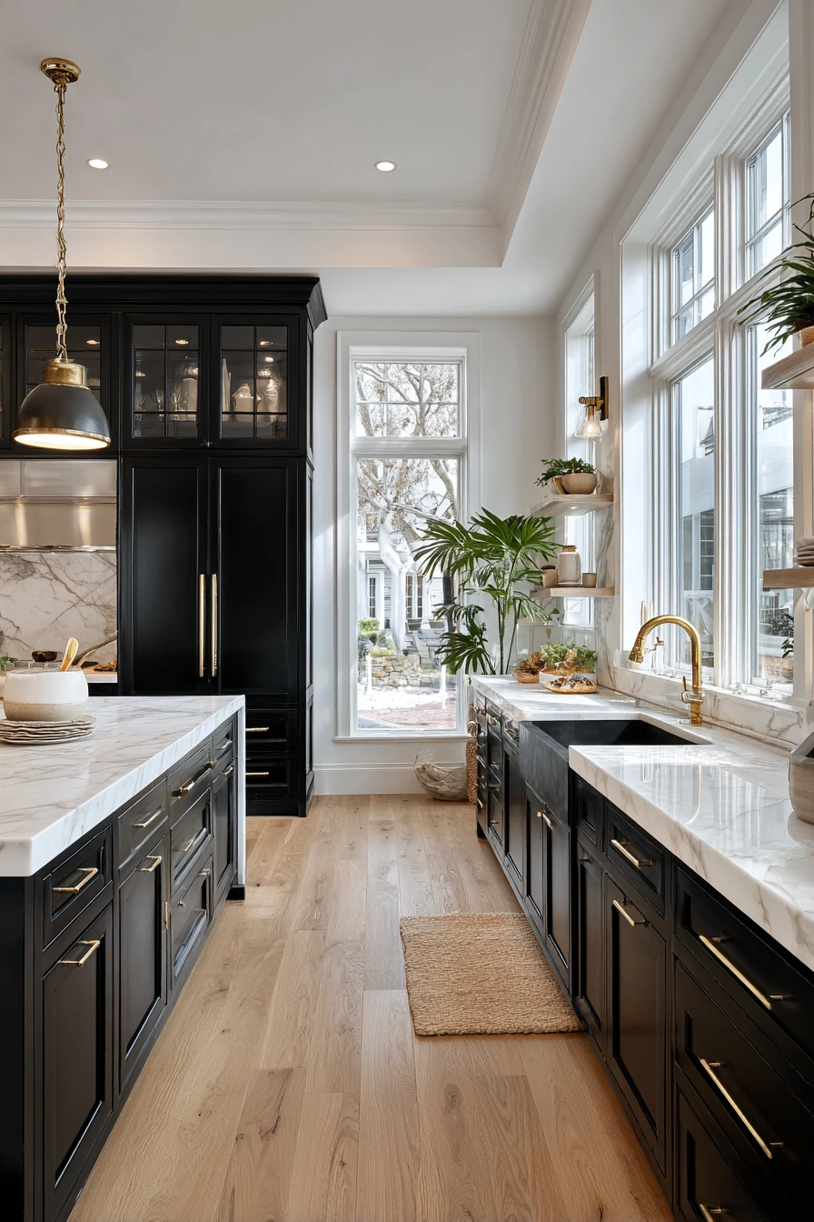 black kitchen cabinets 22