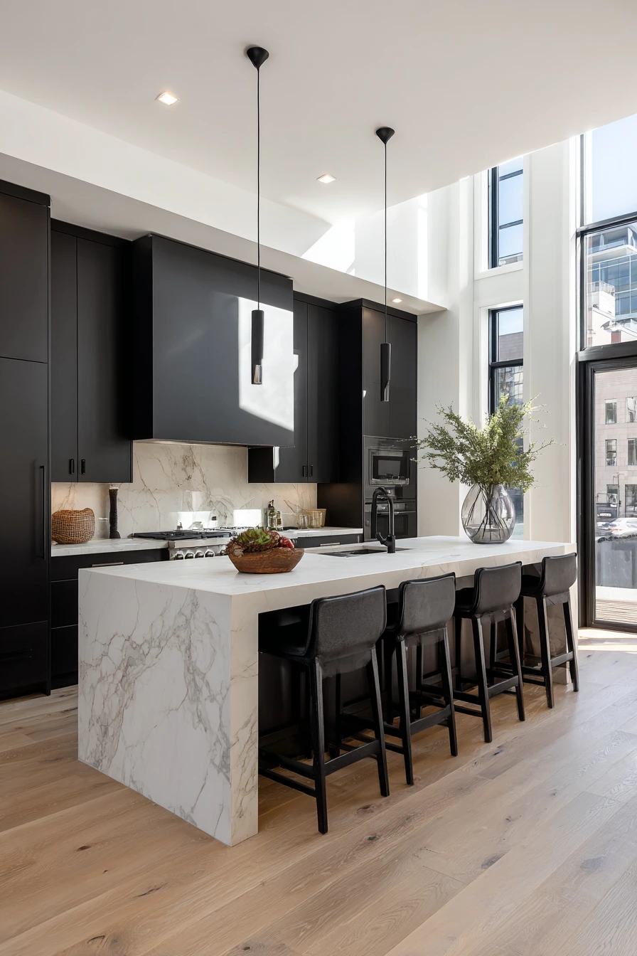 black kitchen cabinets 25
