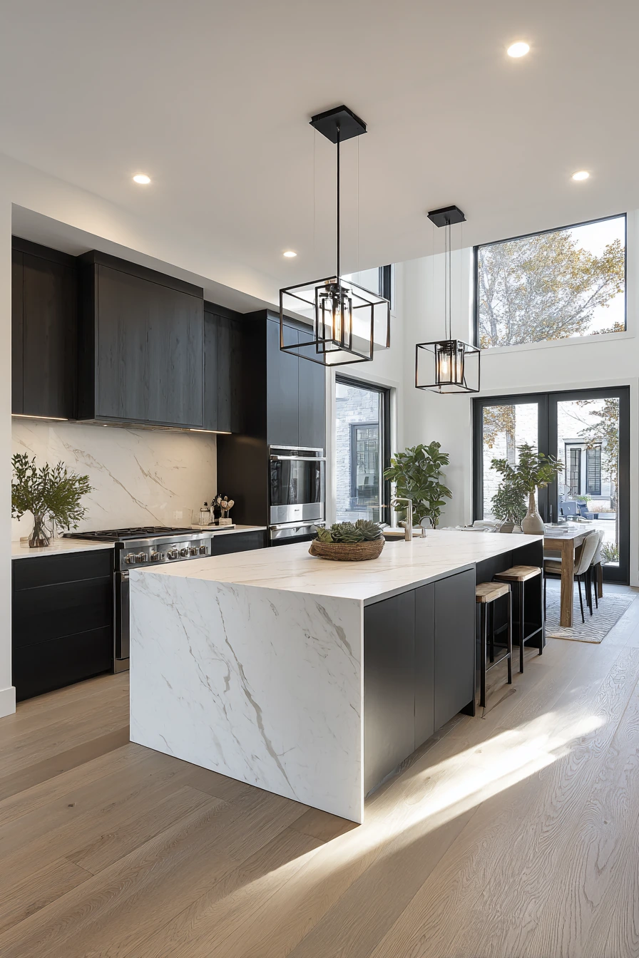 black kitchen cabinets 26