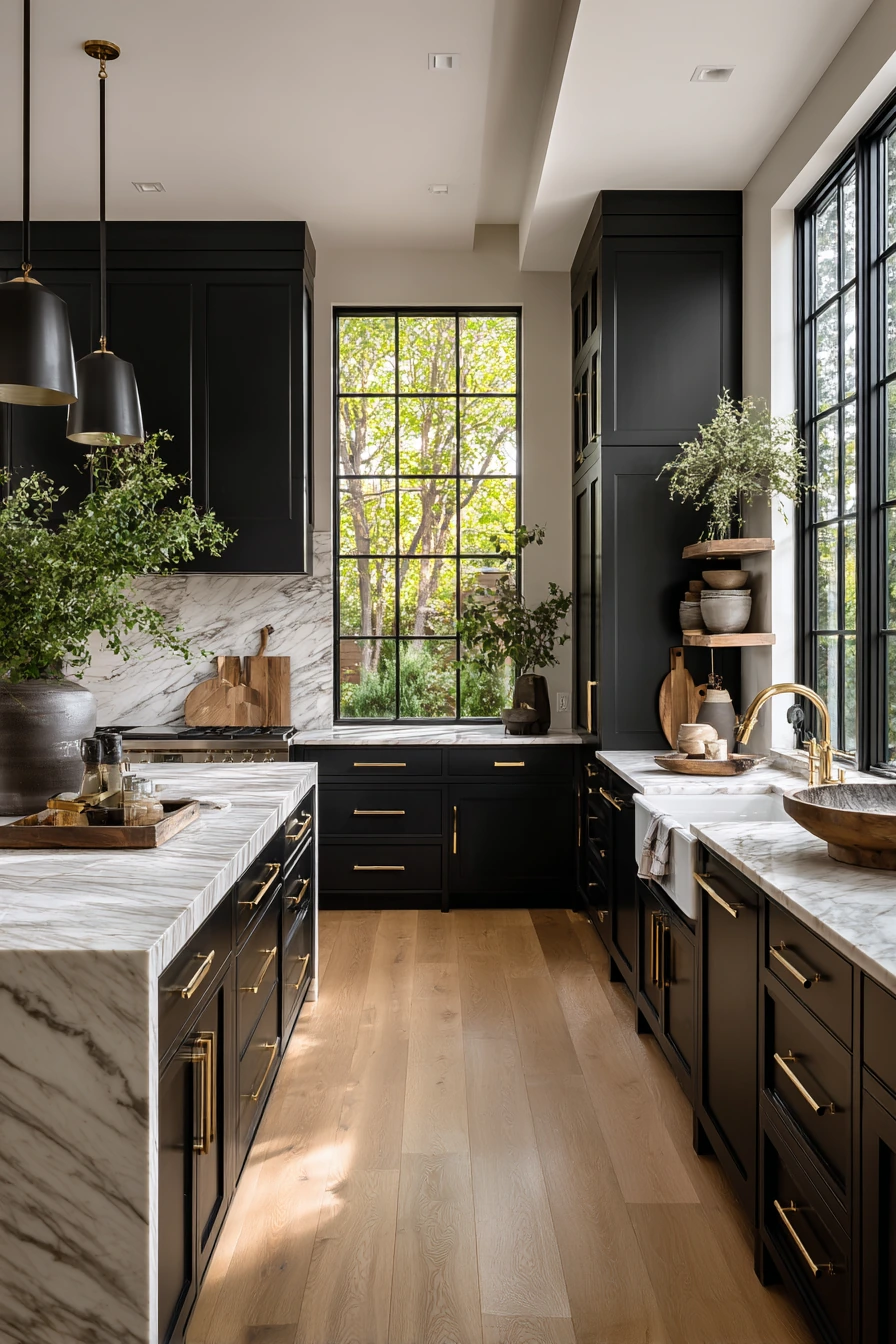 black kitchen cabinets 3