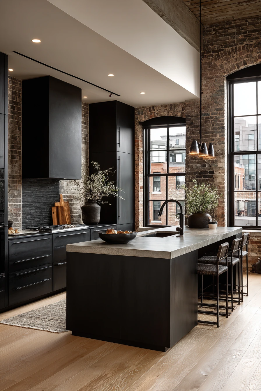 black kitchen cabinets 36