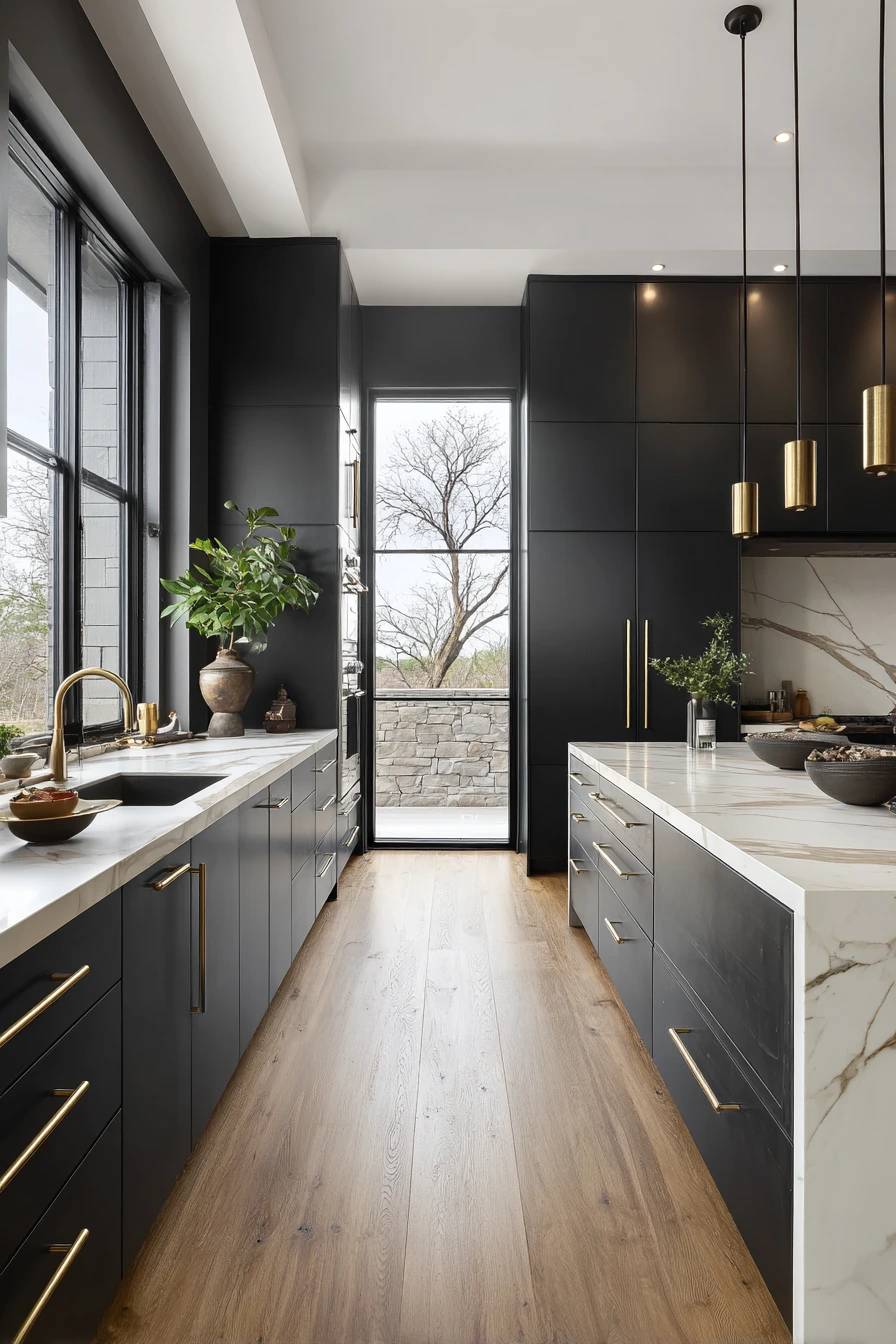 black kitchen cabinets 4