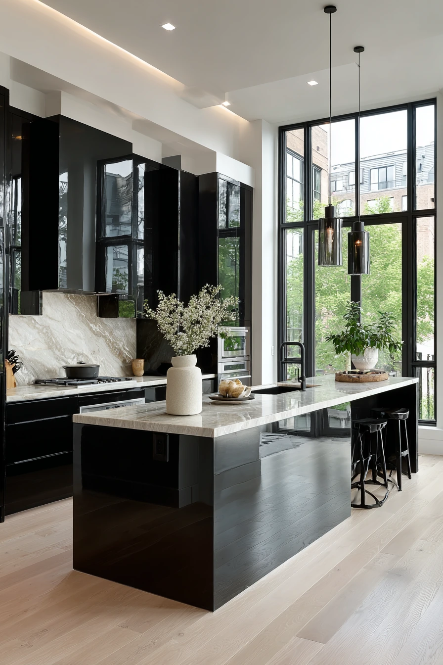 black kitchen cabinets 6