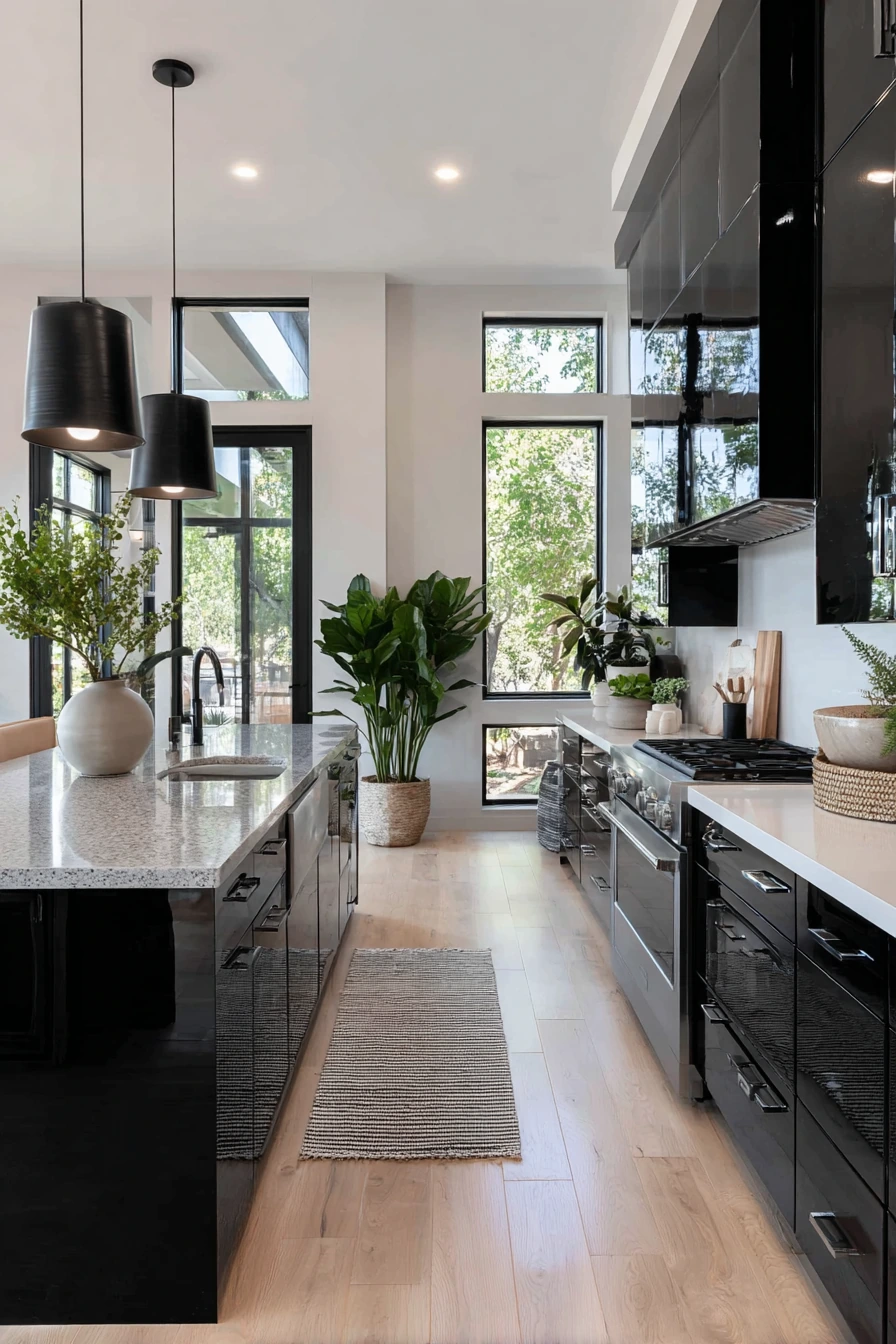 black kitchen cabinets 8