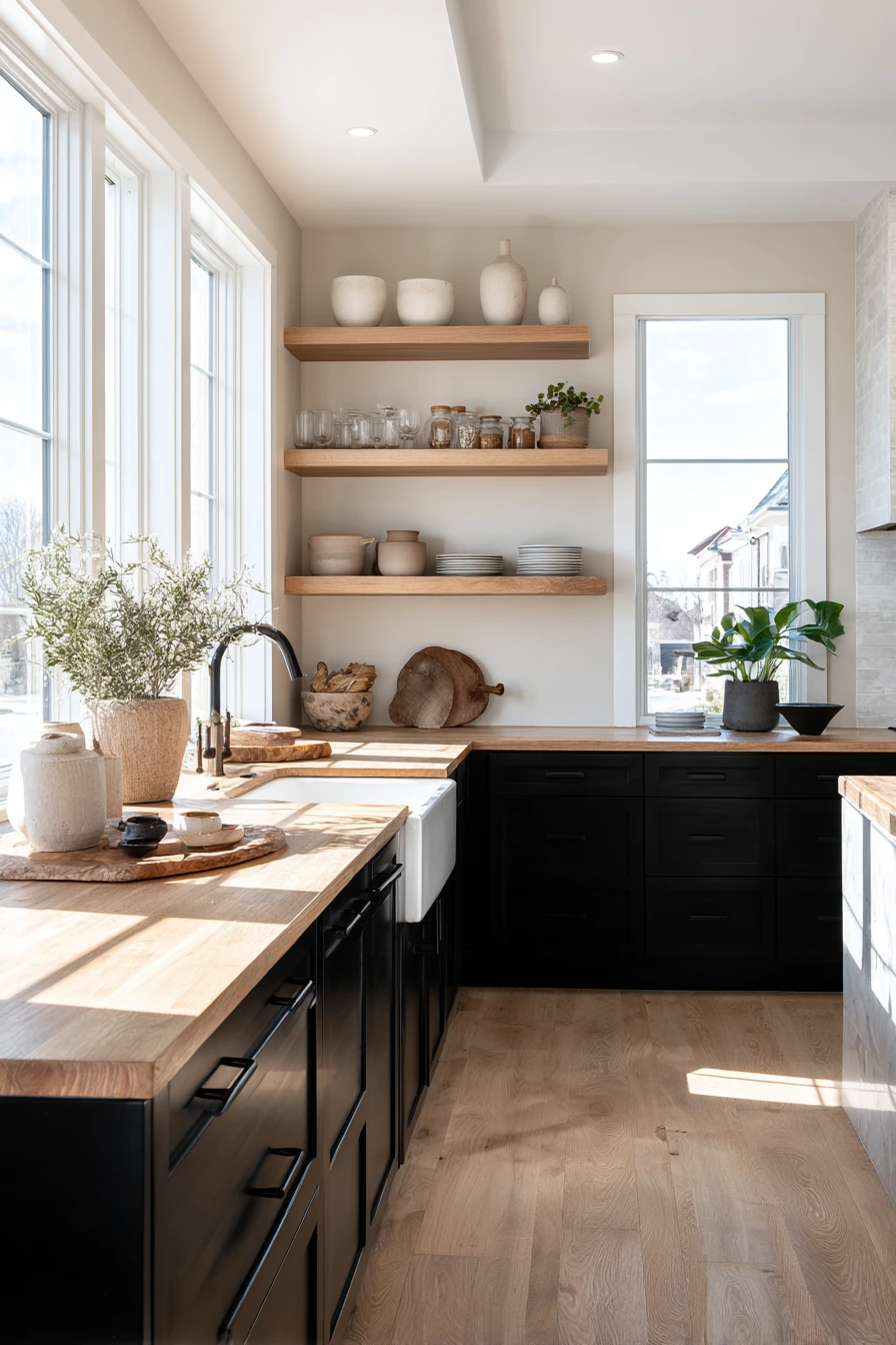 black kitchen cabinets 9