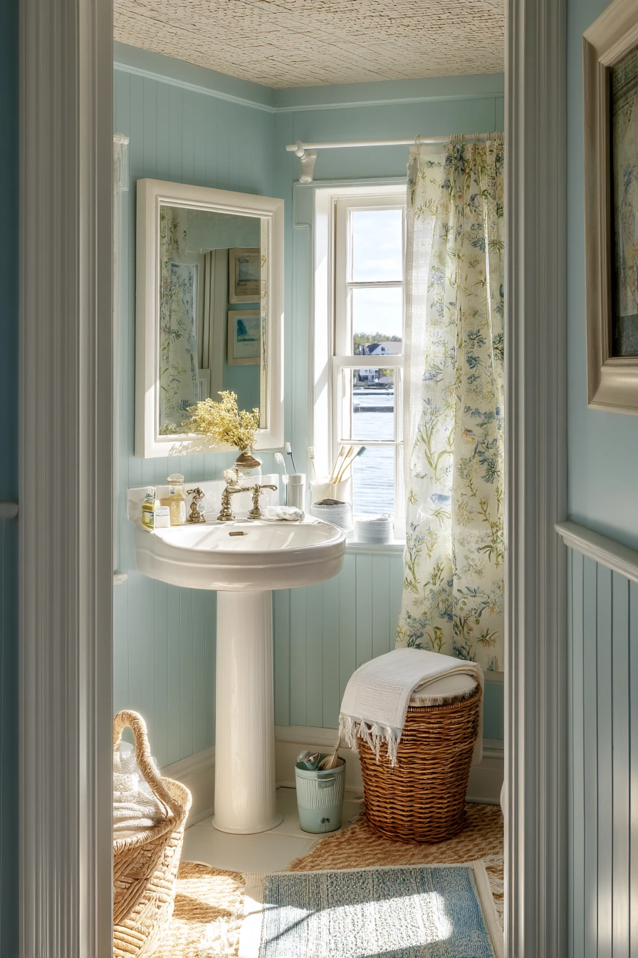 blue bathroom ideas 23
