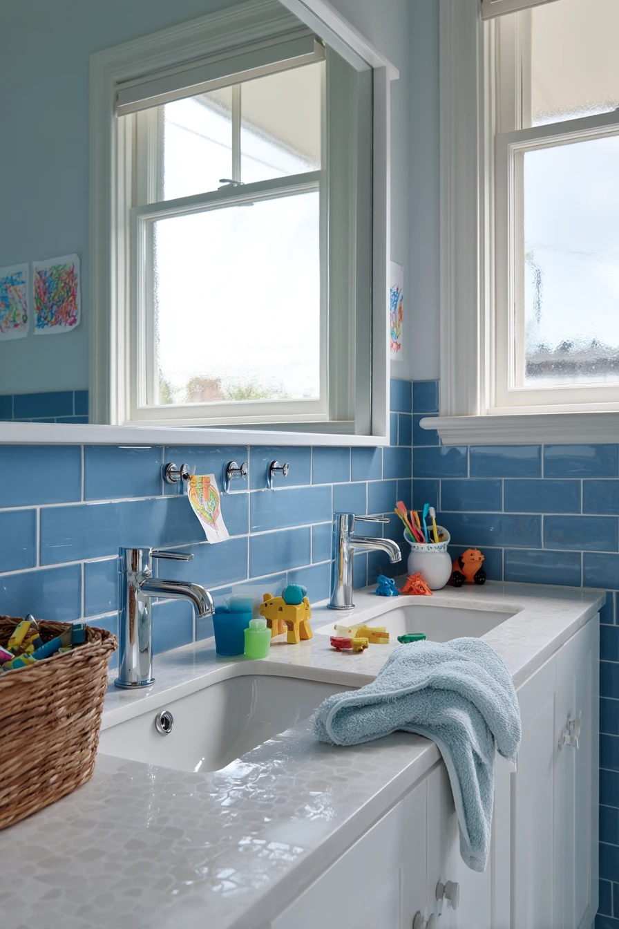 blue bathroom ideas 26