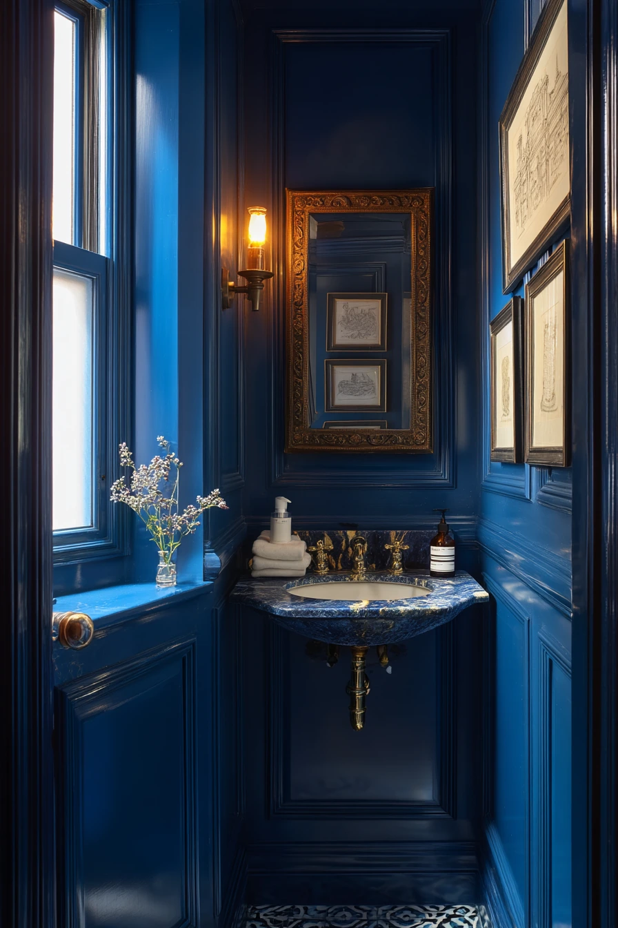 blue bathroom ideas 33