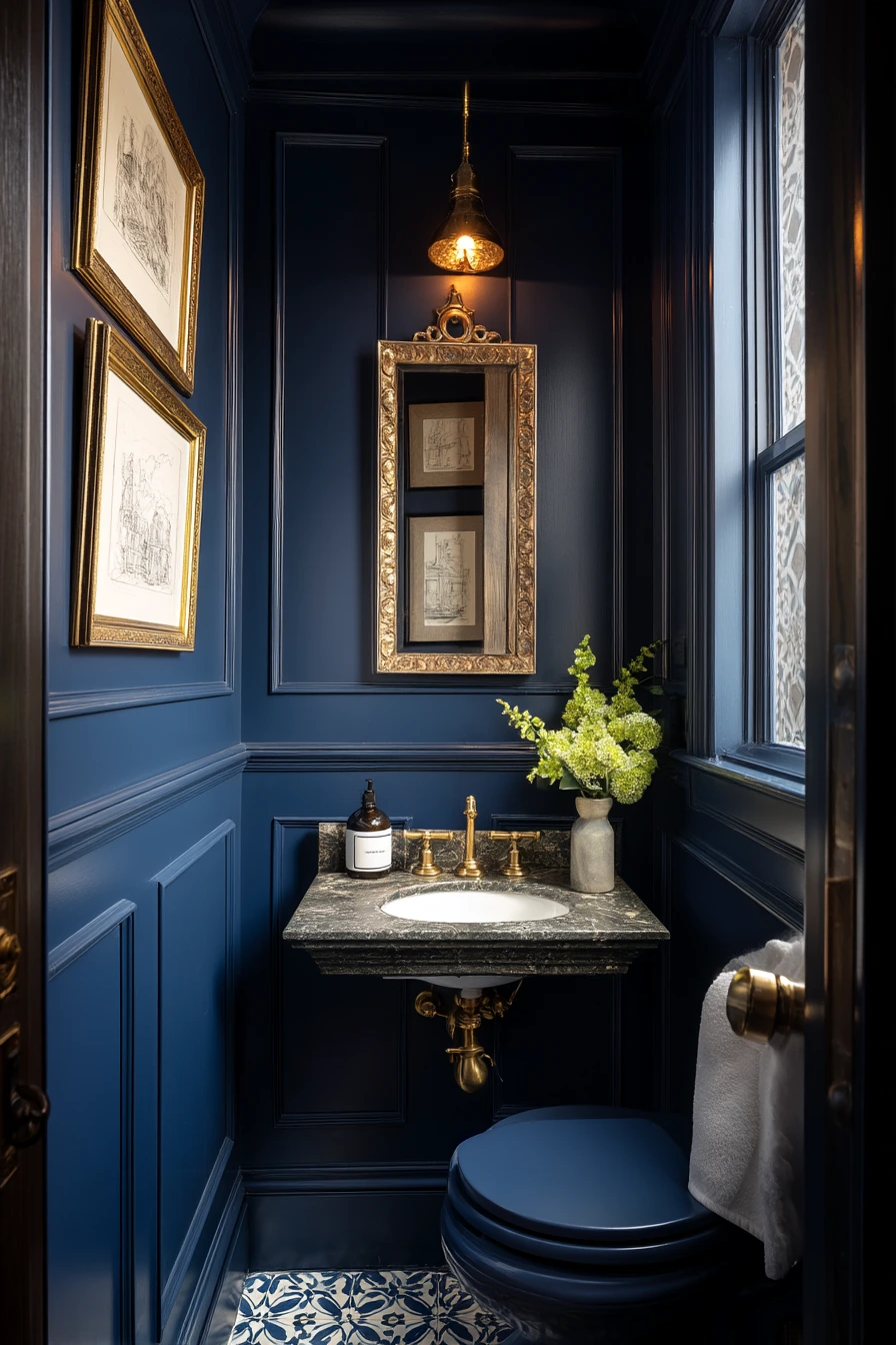 blue bathroom ideas 34