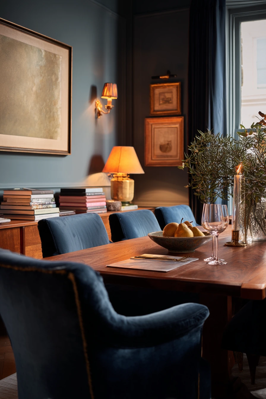 blue dining room ideas 10
