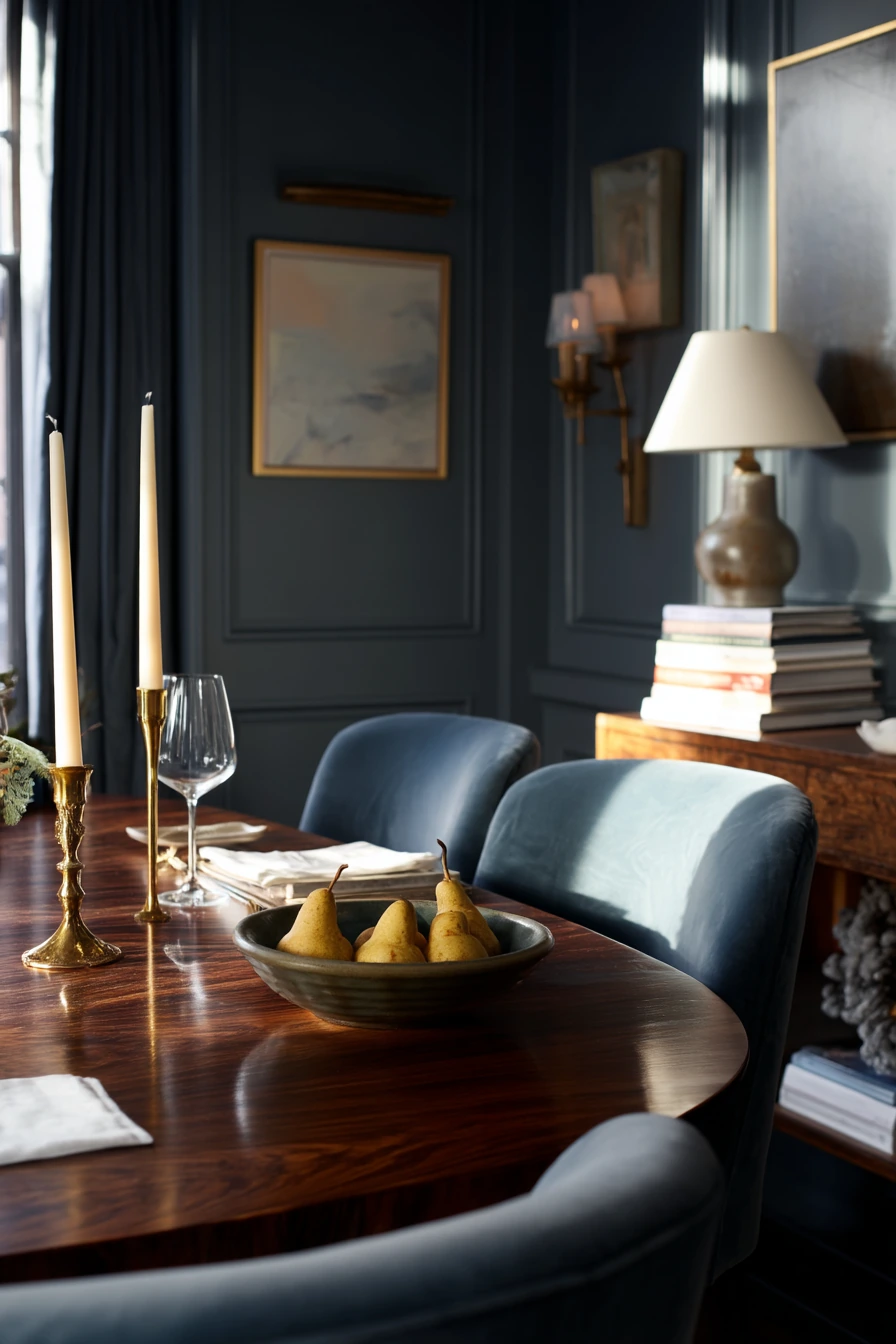 blue dining room ideas 12