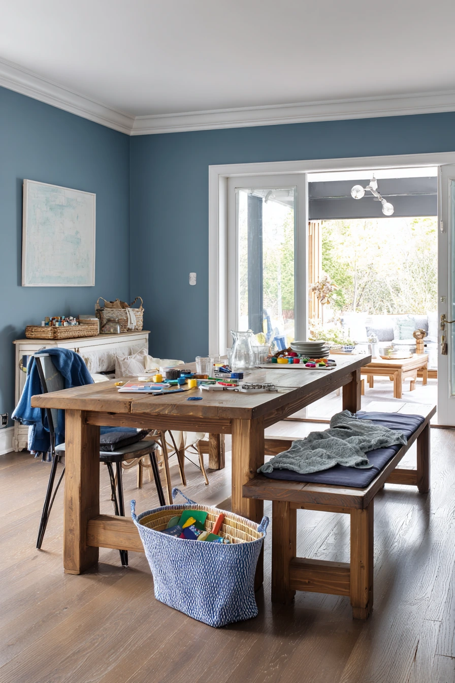 blue dining room ideas 13