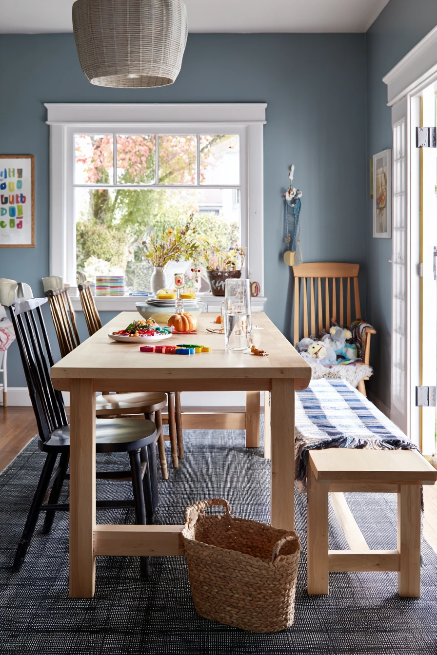 blue dining room ideas 14