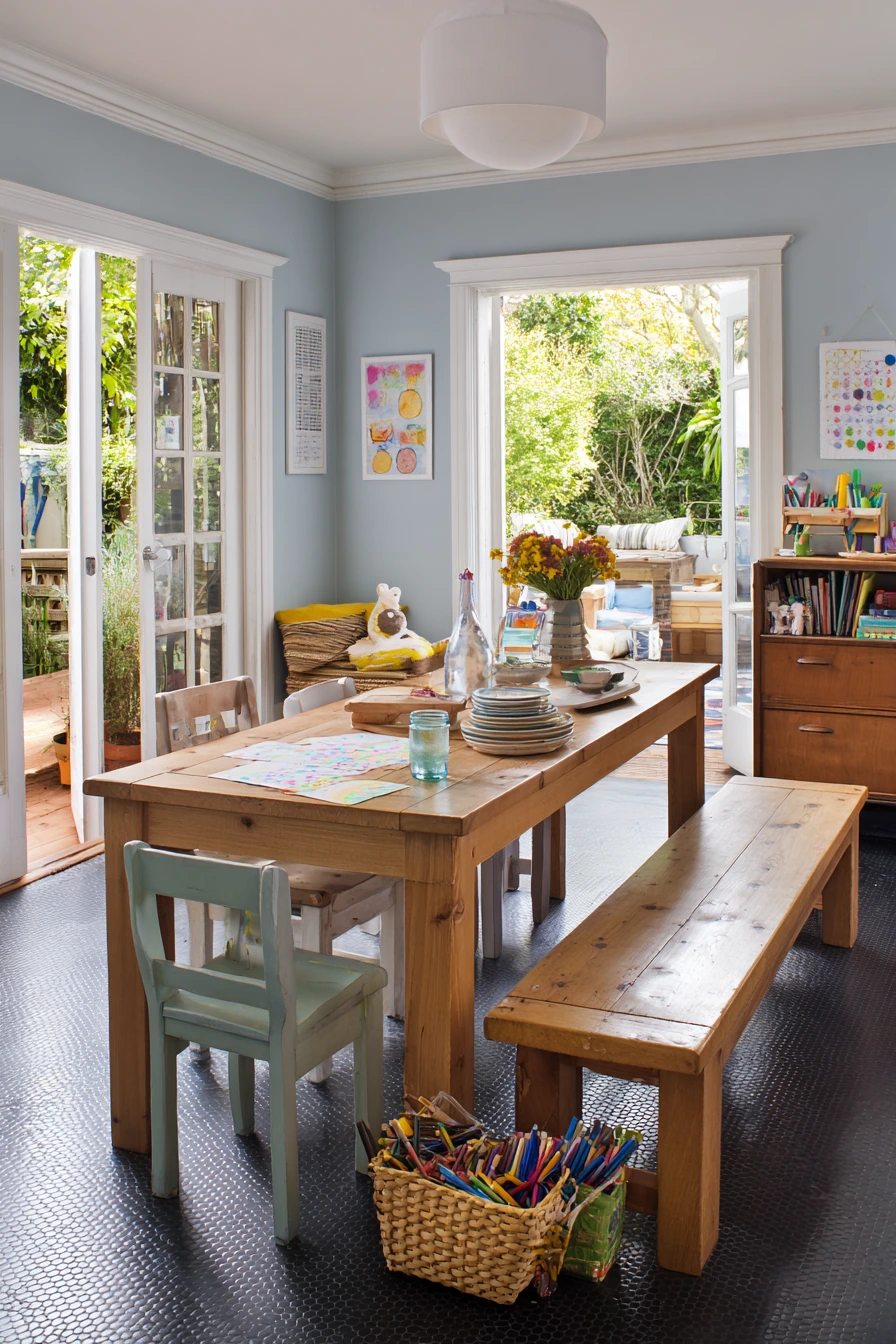 blue dining room ideas 16