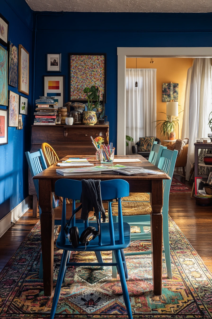 blue dining room ideas 25