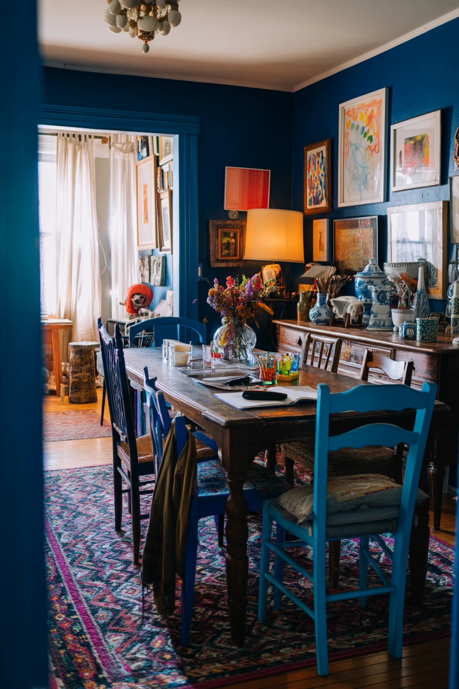 blue dining room ideas 26