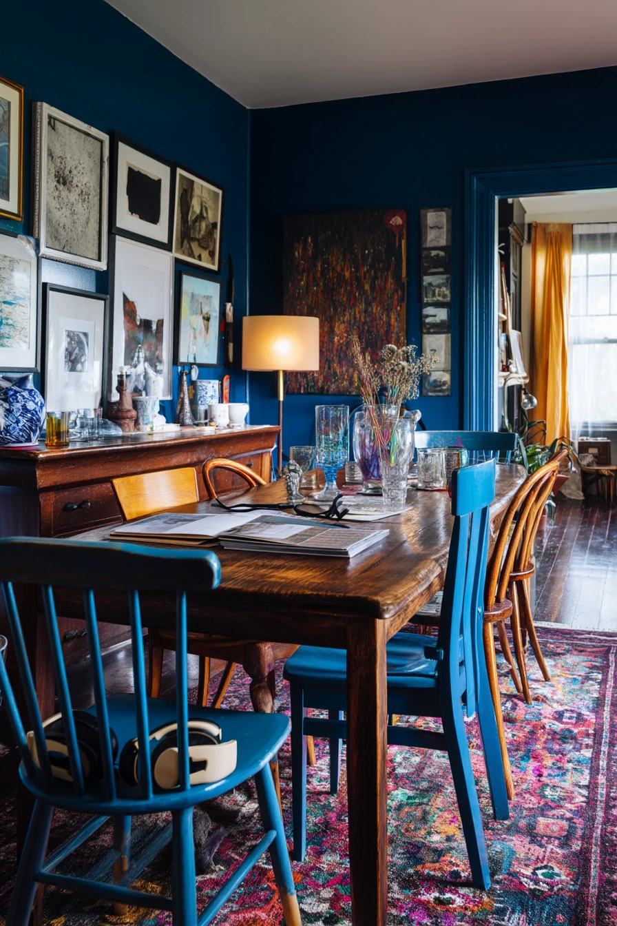 blue dining room ideas 28