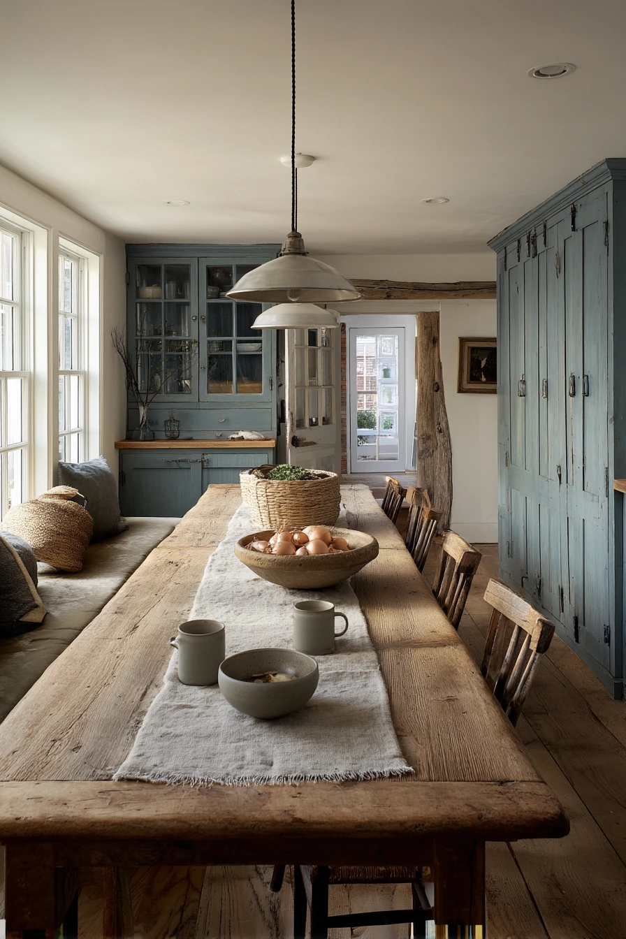 blue dining room ideas 32