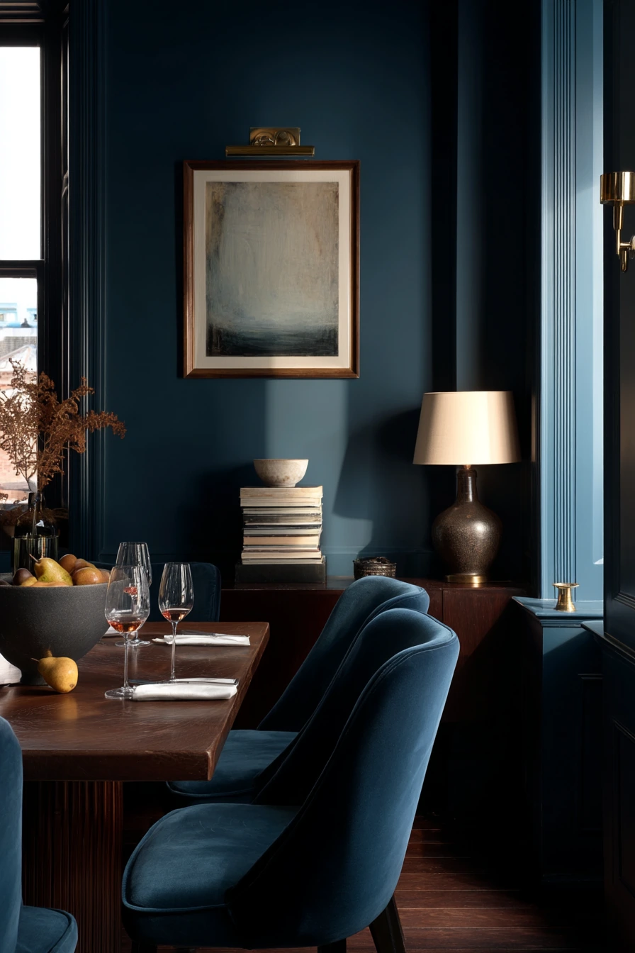 blue dining room ideas 9