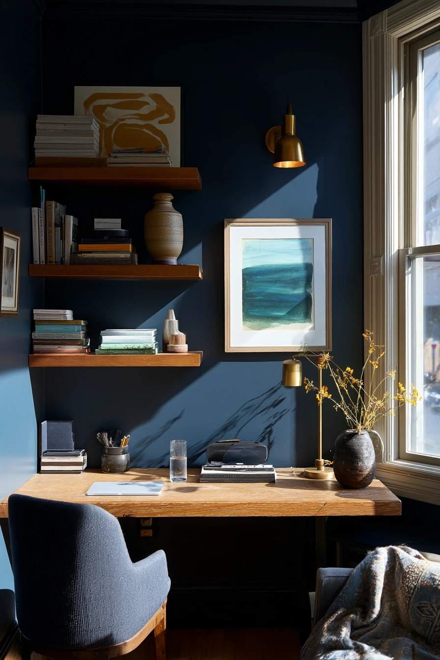blue home office ideas 2