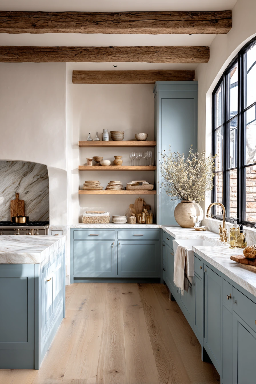 blue kitchen cabinets 10