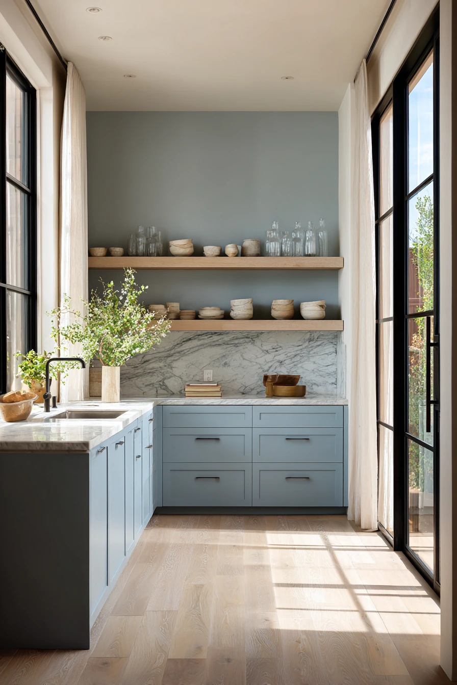 blue kitchen cabinets 12
